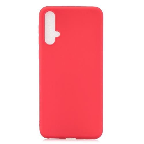 

Frosted Solid Color TPU Protective Case for Huawei Nova 5 / Nova 5 Pro(Red)