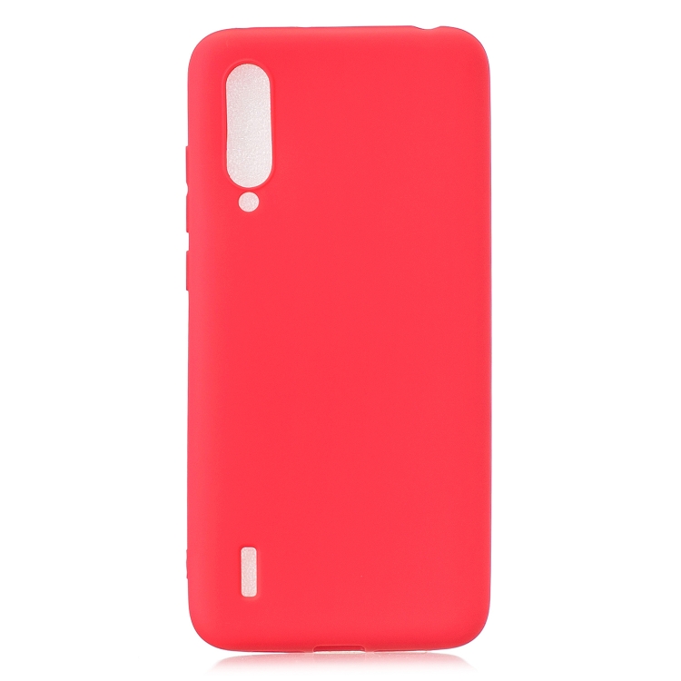 

Frosted Solid Color TPU Protective Case for Xiaomi CC9 / A3 Lite(Red)