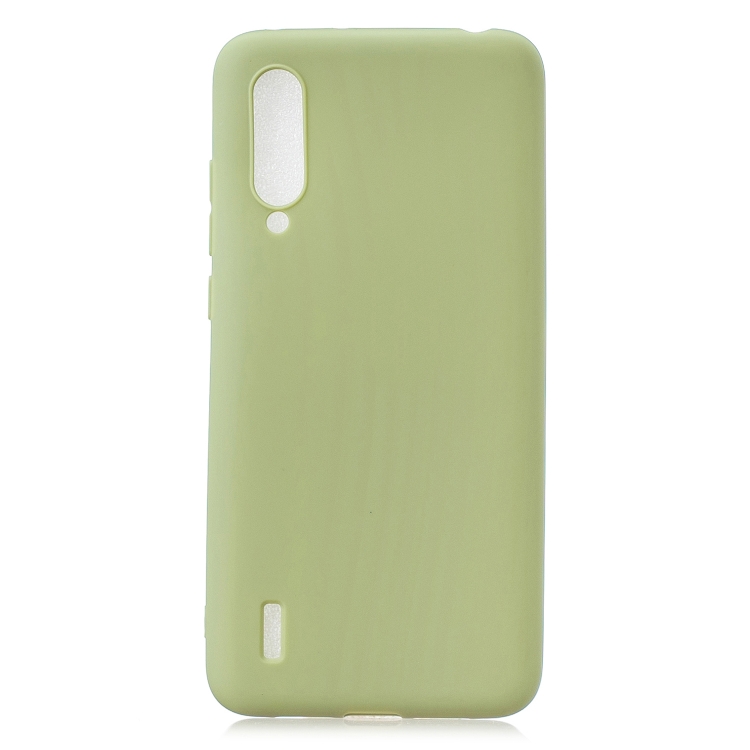 

Frosted Solid Color TPU Protective Case for Xiaomi CC9 / A3 Lite(Bean green)
