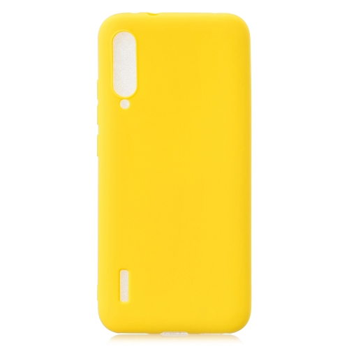 

Frosted Solid Color TPU Protective Case for Xiaomi Mi CC9e / A3(Yellow)