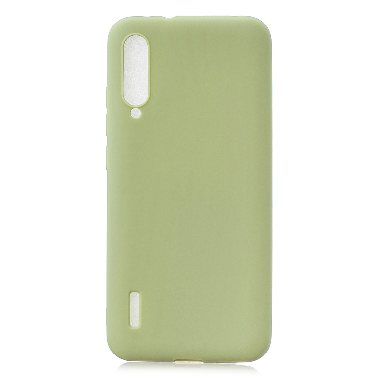 

Frosted Solid Color TPU Protective Case for Xiaomi Mi CC9e / A3(Bean Green)
