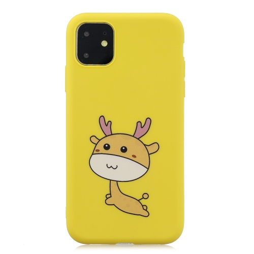 

Frosted Pattern TPU Protective Case for iPhone 11(Fawn)