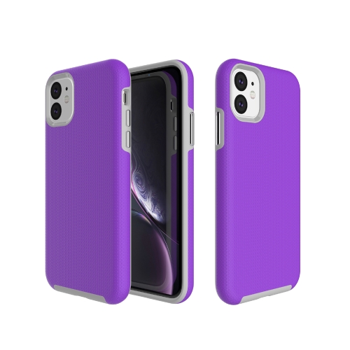 

Anti-slip Armor Texture TPU + PC Case for iPhone 11(Purple)