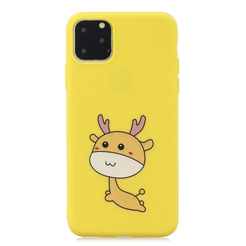 

Frosted Pattern TPU Protective Case for iPhone 11 Pro Max(Fawn)