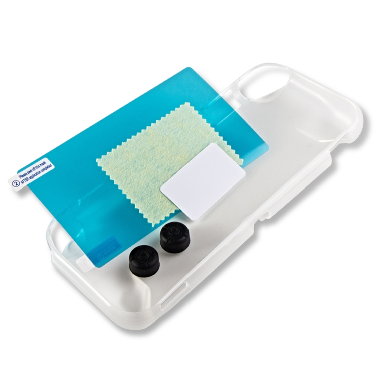 

3 In 1 Protective case for Nintendo switch Lite Game Accessories(Clear White)
