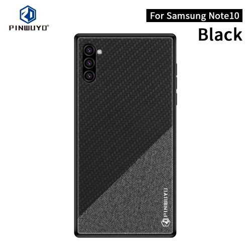 

PINWUYO Honors Series Shockproof PC + TPU Protective Case for Galaxy Note10(Black)