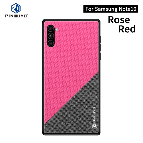 

PINWUYO Honors Series Shockproof PC + TPU Protective Case for Galaxy Note10(Red)