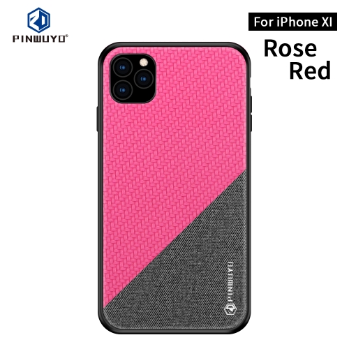 

PINWUYO Honors Series Shockproof PC + TPU Protective Case for iPhone 11 Pro(Red)