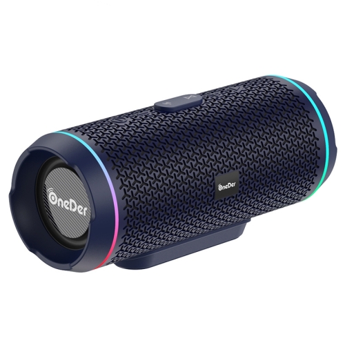 

Oneder V10 Bluetooth 5.0 Color Dual LED lights, TWS Connection Function, 10W Stereo CD Quality，Support TF Card & USB Drive & AUX & FM(Blue)