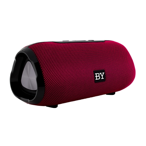 

BY Portable Bluetooth Speaker Waterproof Wireless Loudspeaker 3D Stereo Music Surround Sound System Outdoor Speakers Support TF AUX(Red)
