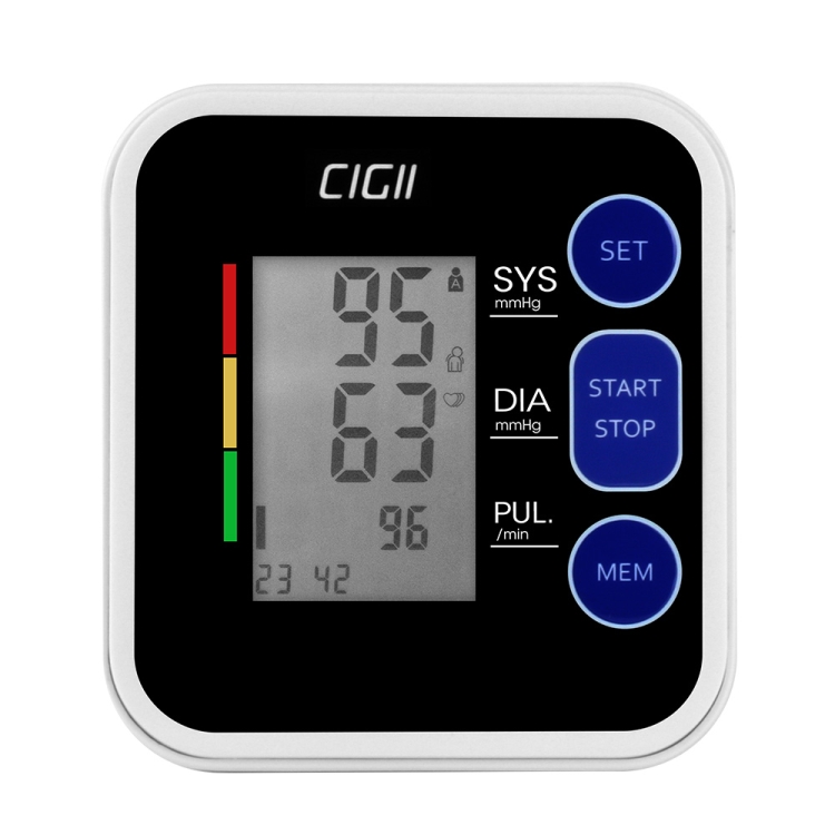 

B26 Heart Rate Pulse Monitor Upper Arm Sphygmomanometer With EU Adapter With Voice