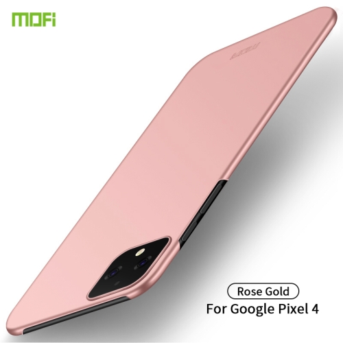 

MOFI Frosted PC Ultra-thin Hard Case for Google Pixel 4(Rose gold)