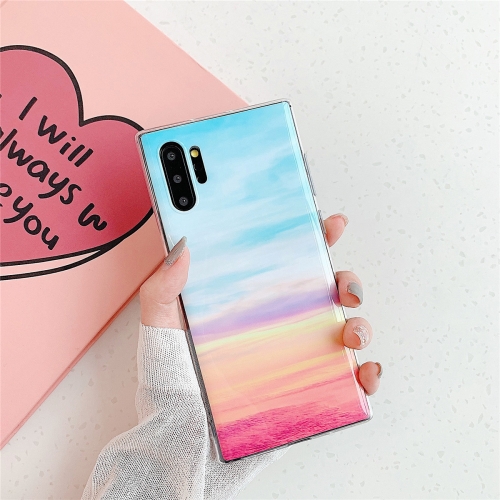 

TPU Smooth Marbled IMD Mobile Phone Case for Galaxy Note 10+(Rainbow F16)
