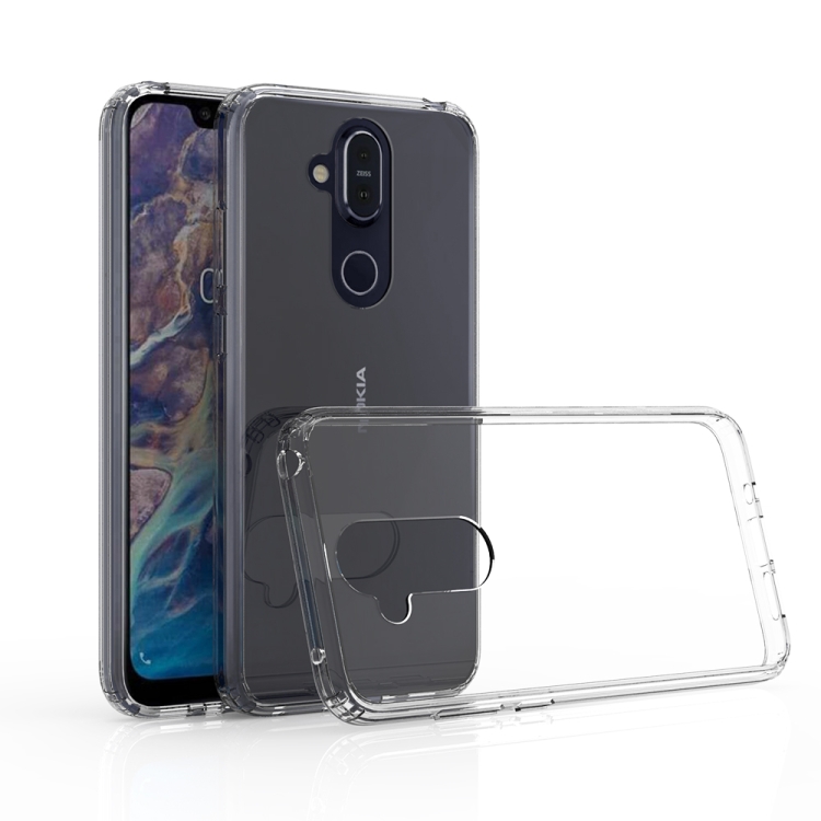 

Scratchproof TPU + Acrylic Protective Case for Nokia 8.1(Transparent)