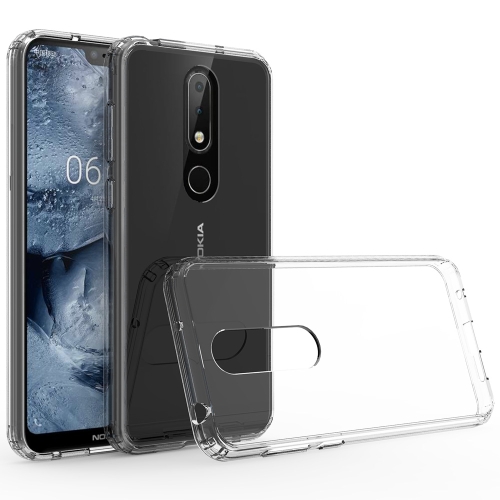 

Scratchproof TPU + Acrylic Protective Case for Nokia 6.1 Plus(Transparent)