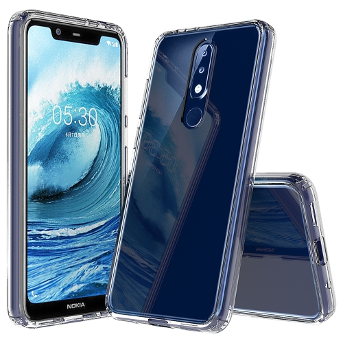 

Scratchproof TPU + Acrylic Protective Case for Nokia 5.1Plus(Traparent)