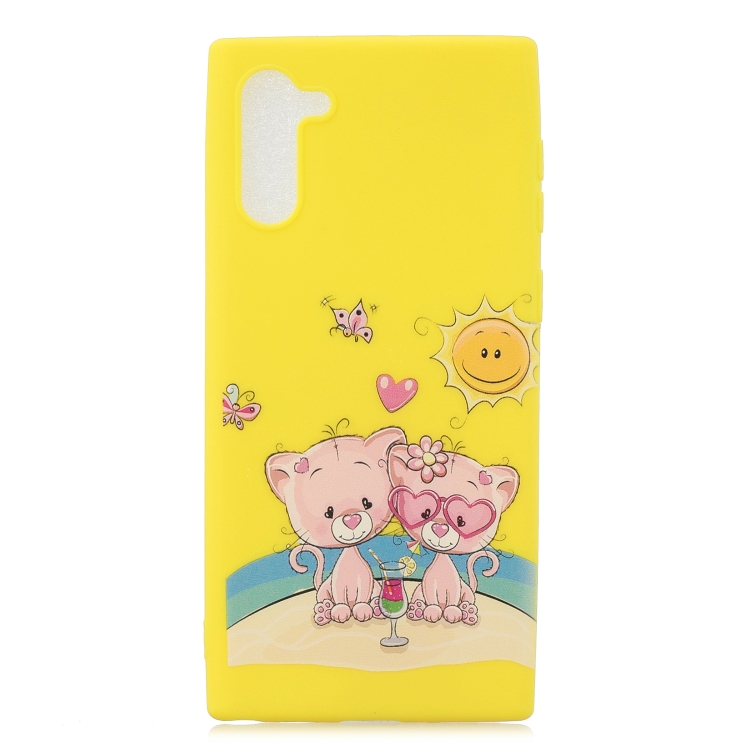 

Frosted Pattern TPU Protective Case for Galaxy Note 10(Lovers Bear)
