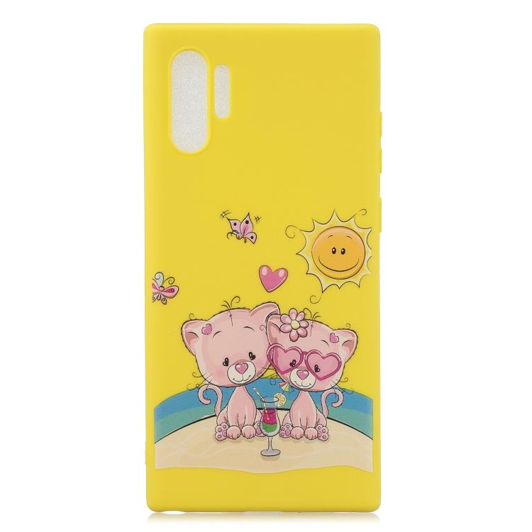 

Frosted Pattern TPU Protective Case for Galaxy Note 10+(Lovers Bear)