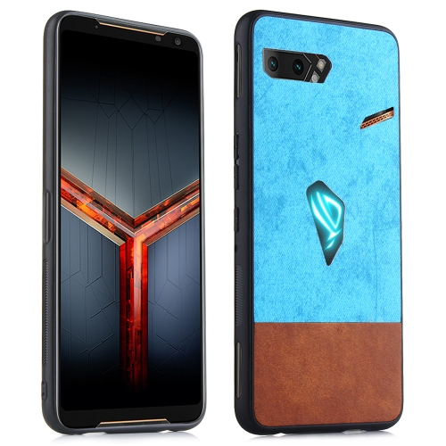 

Shockproof Color Matching Denim PC + PU + TPU Protective Case For Asus ROG Phone II ZS660KL(Blue)