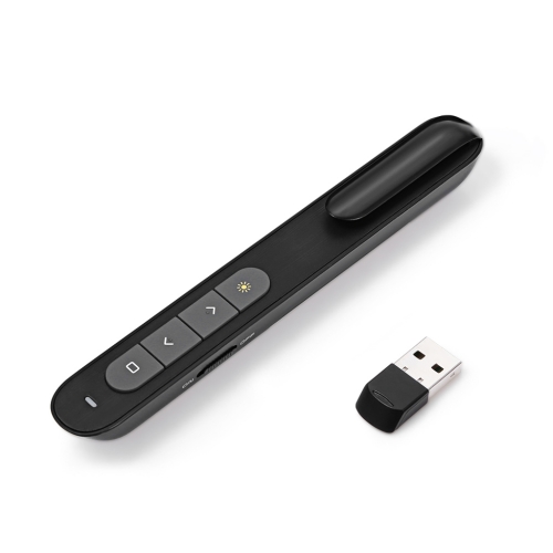 

PP927 Wireless Laser Flip Pen, 2.4G Wireless Demonstrator, Multimedia PPT Projector Remote Control Pen, Briefing Device.