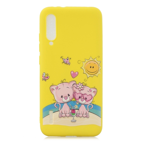 

Frosted Pattern TPU Protective Case for Xiaomi CC9e / A3(Lovers Bear)