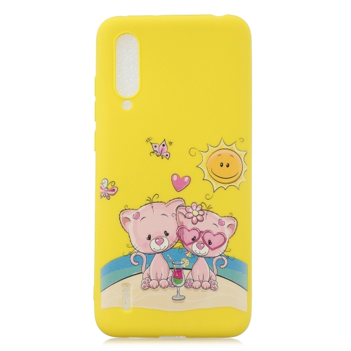 

Frosted Pattern TPU Protective Case for Xiaomi Mi CC9 / A3 Lite(Lovers Bear)