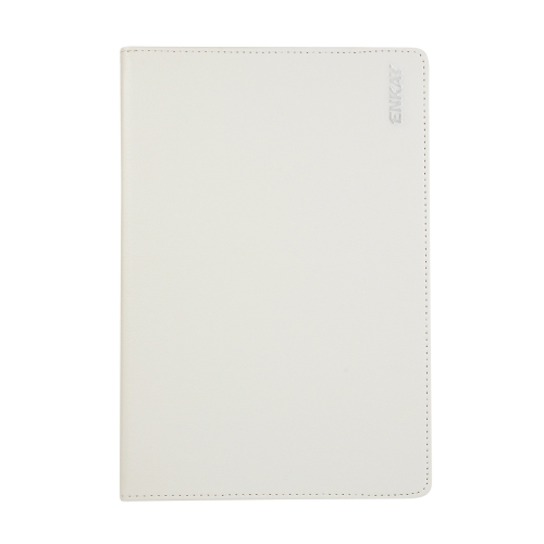 

ENKAY 360 Degree Rotation Lichi Texture Leather Case with Holder for Samsung Galaxy Tab S6 10.5 T860 / T865(White)