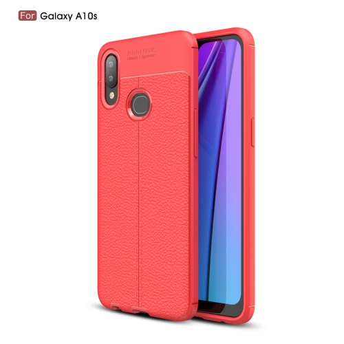 

Litchi Texture TPU Shockproof Case for Galaxy A10s(Red)