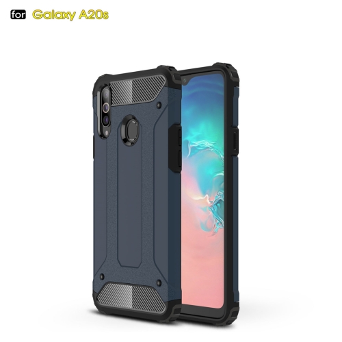 

Magic Armor TPU + PC Combination Case for Galaxy A20s(Navy Blue)