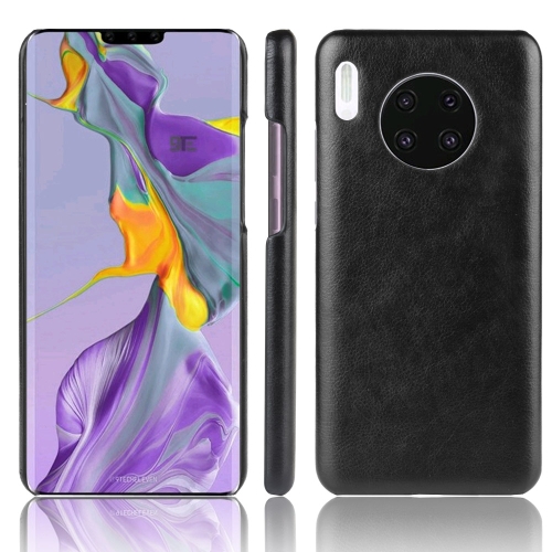 

For Huawei Mate 30 Shockproof Litchi Texture PC + PU Case(Black)