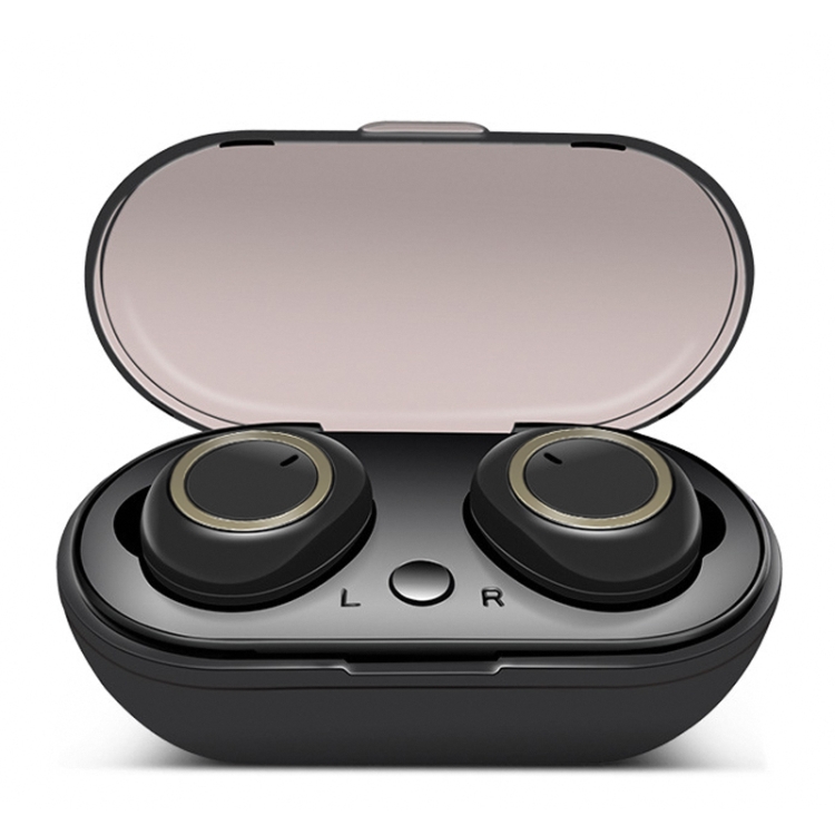 

TWS-A1 Bluetooth Headset 5.0 True Wireless Mini Invisible Sports Running Music Earphones With Charging Box Mic(Black)