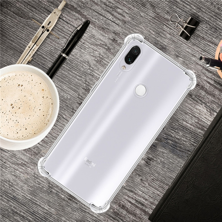 

For Xiaomi Redmi7 Four-Corner Anti-Drop Ultra-Thin Transparent TPU Phone Case