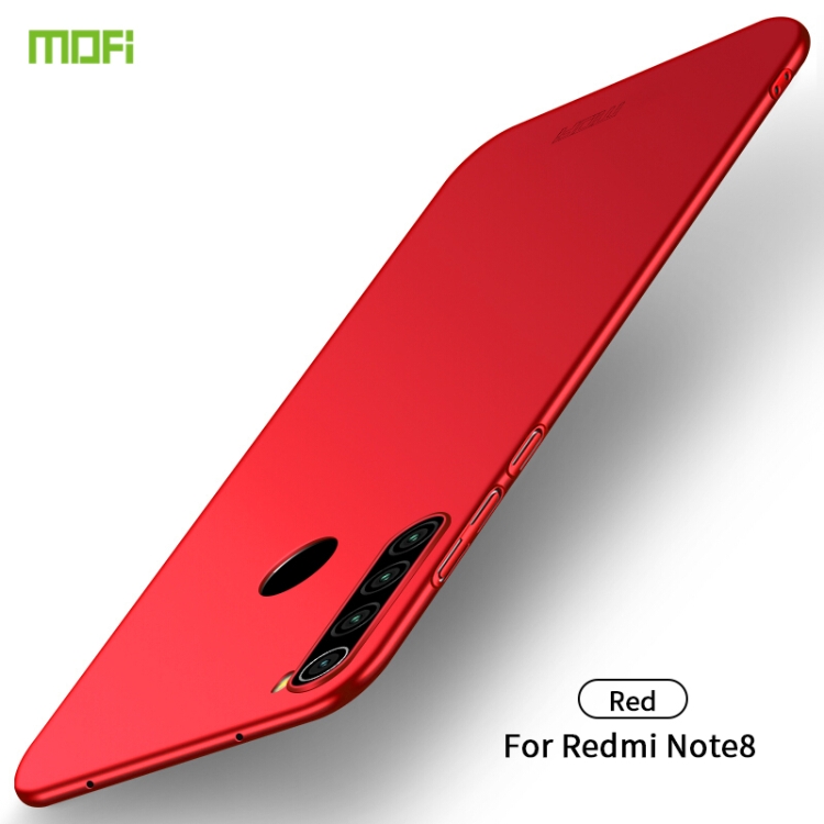

For Xiaomi RedMi Note8 MOFI Frosted PC Ultra-thin Hard Case(Red)