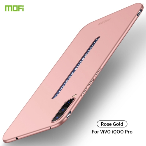 

For ViVO iQOO Pro MOFI Frosted PC Ultra-thin Hard Case(Rose gold)