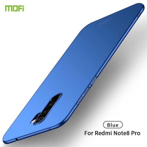 

For Xiaomi RedMi Note8 Pro MOFI Frosted PC Ultra-thin Hard Case(Blue)