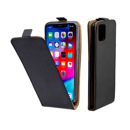 

Business Style Vertical Flip TPU Leather Case with Card Slot For iPhone11(Black)