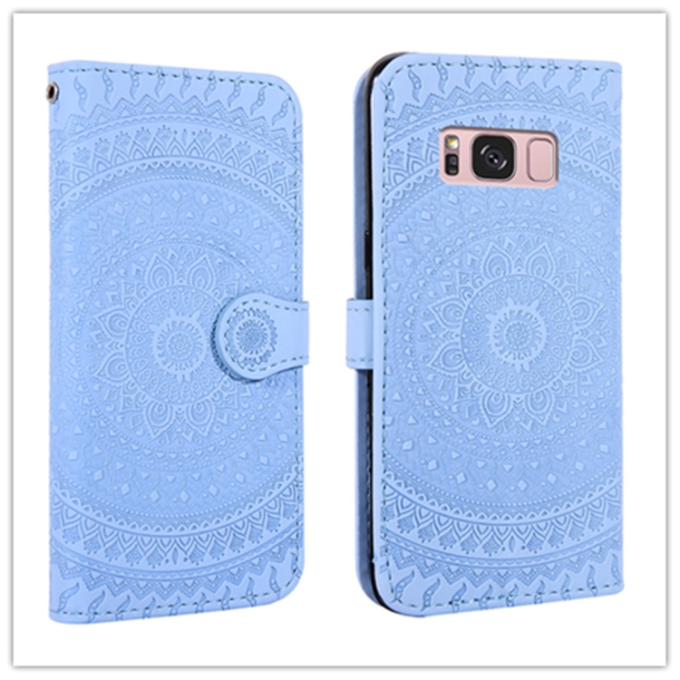 

For Galaxy S10 Lite Pressed Printing Pattern Horizontal Flip PU Leather Case with Holder & Card Slots & Wallet && Lanyard(Blue)