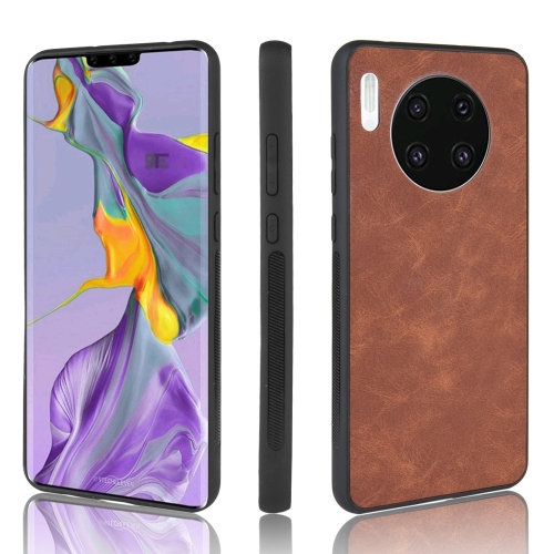 

For Huawei Mate 30 Shockproof Sheep Skin PC + PU + TPU Case(Brown)