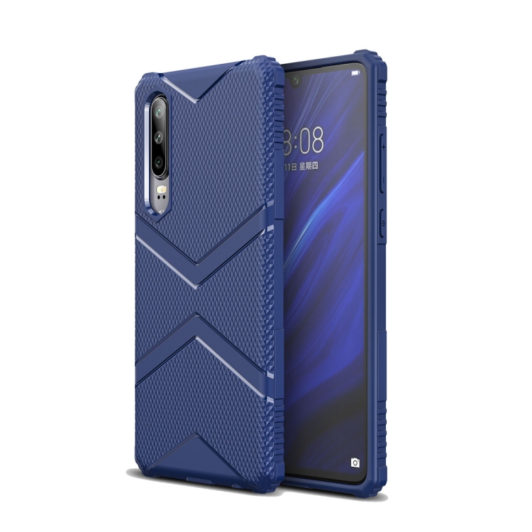 

For Huawei P30 Diamond Shield TPU Drop Protection Case(Blue)