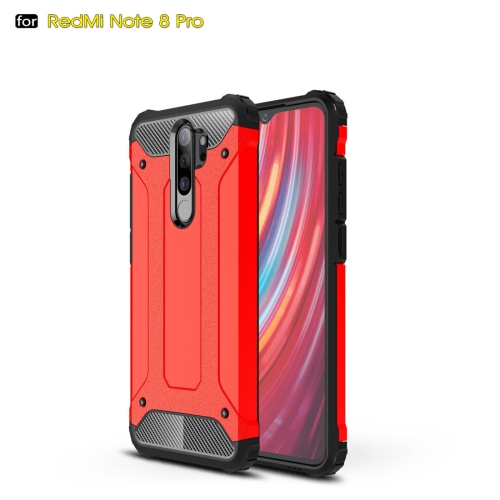 

For Xiaomi Redmi Note 8 Pro Magic Armor TPU + PC Combination Case(Red)