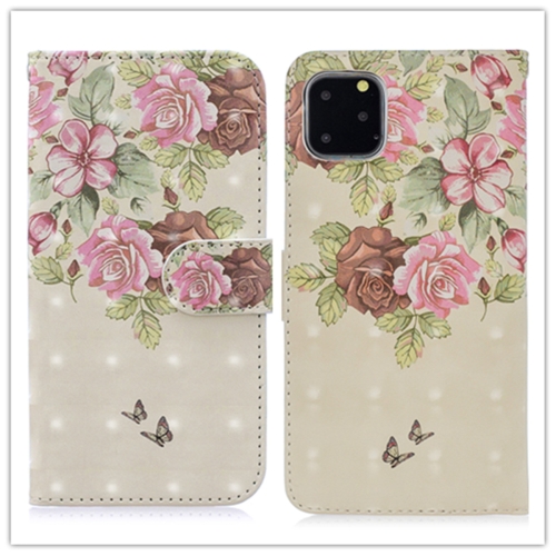 

3D Painting Pattern Coloured Drawing Horizontal Flip PU Leather Case with Holder & Card Slots & Wallet(ButTerfly)