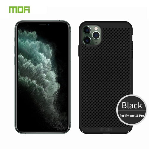 

For iPhone 11 Pro MOFI Breathable PC Ultra-thin All-inclusive Protective Case(Black)