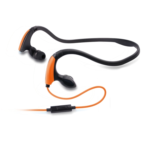 

MDR-J039 Waterproof IPX7 10mm Speaker Ergonomic Wired Earhook Earphone Support Underwater Sports(Orange)
