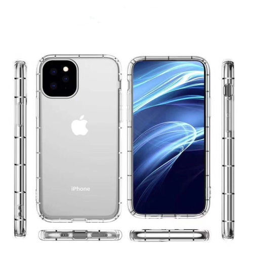 

For iPhone 11 Pro Max Four-Side Air Pressure Drop-Proof Thick Transparent TPU Phone Case(Transparent)