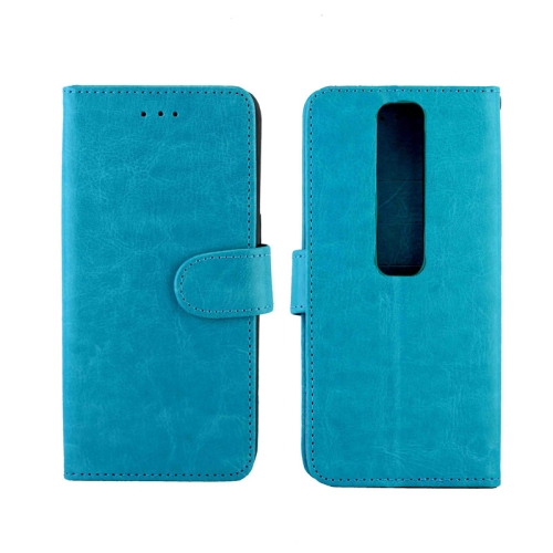 

For Vodafone Smart V10 Crazy Horse Texture Horizontal Flip Leather Case with Holder & Card Slots & Wallet & Photo Frame(Baby Blue)