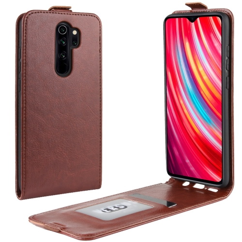 

For Xiaomi Redmi Note 8 Pro Crazy Horse Vertical Flip Leather Protective Case(Brown)