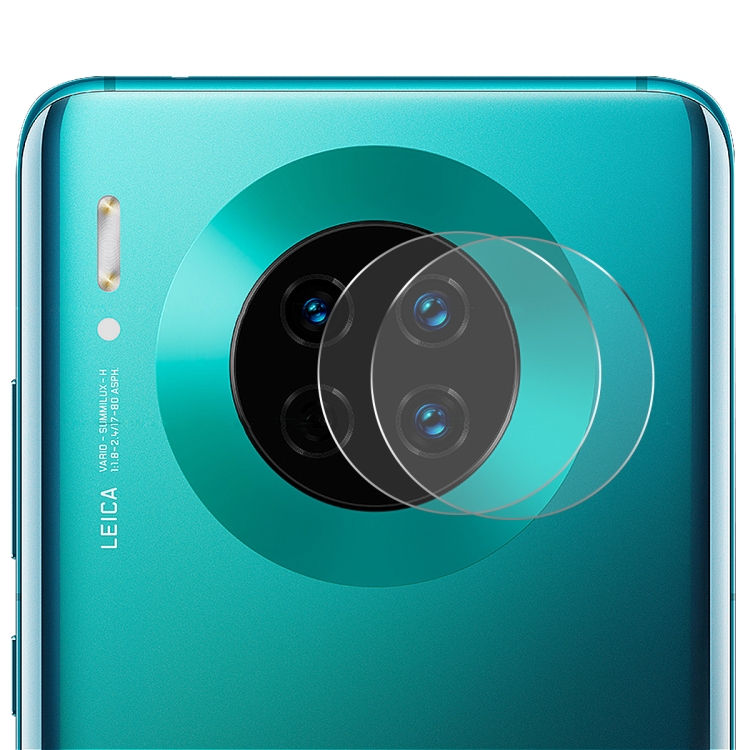 

For HUAWEI Mate 30 / Mate 30 Pro 2 PCS ENKAY Hat-Prince 0.2mm 9H 2.15D Round Edge Rear Camera Lens Tempered Glass Film