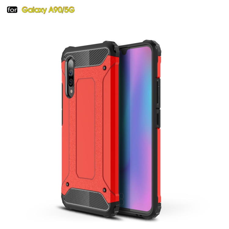 

For Galaxy A90 5G Magic Armor TPU + PC Combination Case(Red)