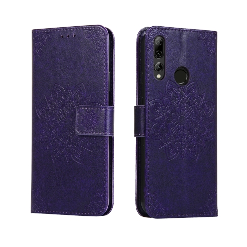 

For Huawei Honor 10i & 20i Embossed Kaleidoscope Flower Horizontal Flip Leather Case with Holder & Card Slots & Wallet(Purple)