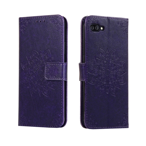 

For ASUS Zenfone 4 Max ZC554KL Embossed Kaleidoscope Flower Horizontal Flip Leather Case with Holder & Card Slots & Wallet(Purple)